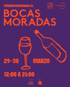 Poster de bocas moradas